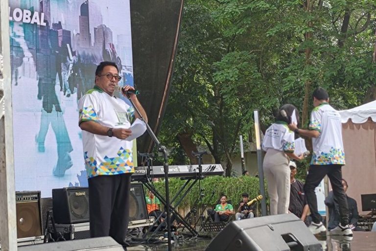 Rano Karno Hadiri Acara Jakarta BERJAGA Tingkatkan Hidup Sehat